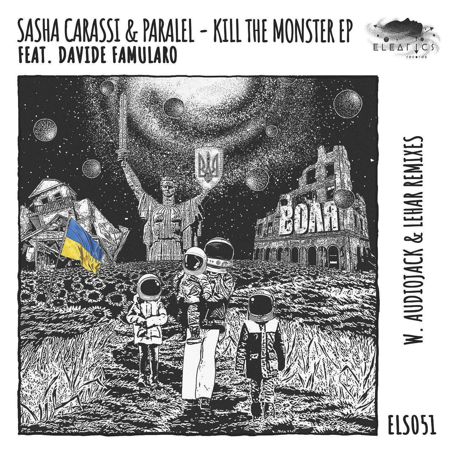 'Kill The Monster' es el nuevo EP de Paralel y Sasha Carassi COVER KILL THE MONSTAR EP PARALEL